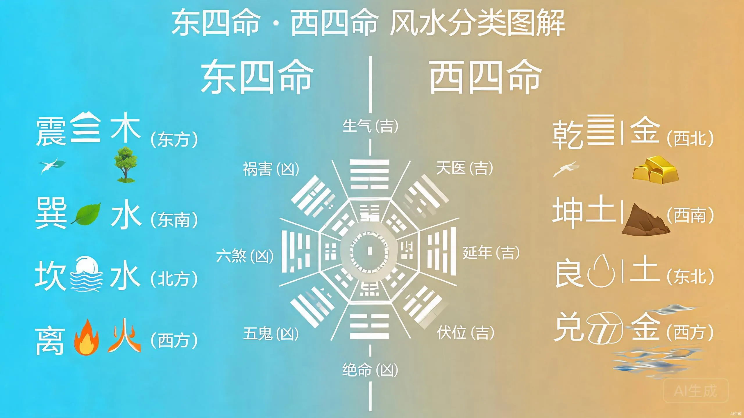 东四命与西四命头图